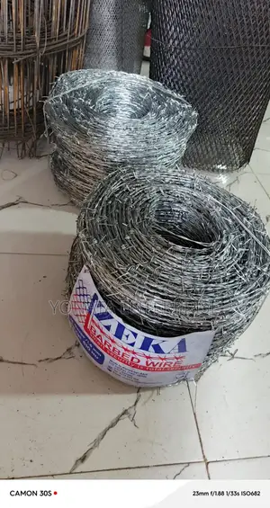 80773641_MzAwLTU2NS04YmFmNjIxZWY3LTE Galvanized Barbed Wire - Image 1